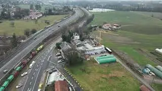 Le train qui longe le Salève