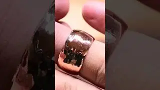 Handmade copper ring making #8