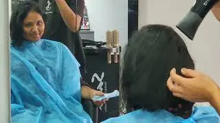 Hair transformation || Long to Short Bob cut #indianmom #haircut #bobcut #shocking #surprise#change