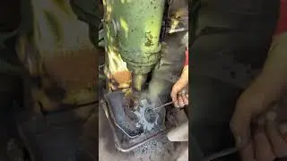 Why did he cool this after heating it? #restoration #automobile