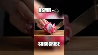 Dragon Fruit & Rainbow Apple Cut Like Glass 🍎✨ | Oddly Satisfying ASMR