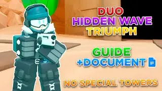 [OUTDATED] Duo Hidden Wave without Special Towers Triumph || Tower Defense SImulator