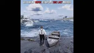 Отпускаю свою лошадь перед той единственной миссией... #rdr2 #reddeadredemption