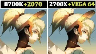 8700K +RTX 2070 vs R7 2700X +VEGA 64 | Tested 13 Games |