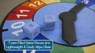 Learning Time Game and Educational Rug - Children&rsquo;s Factory&reg;