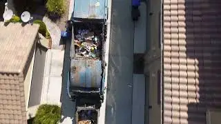 Garbage truck Alley (ground and air)