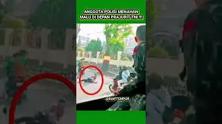 Anggota TNI membiarkan pak polisi di tabrak lari😱#shorts #short #bravotni #army#news #tniad#tentara