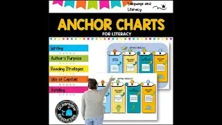 Anchor charts for literacy and language ideal for writing centers