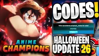 New Anime Champions Simulator Codes - All Working Update 26 Codes