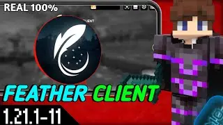 Real feather client for mojolauncher minecraft (insane features 🤯)