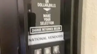 Crane National Vendors Vending Machine at the Best Western in Wise, VA