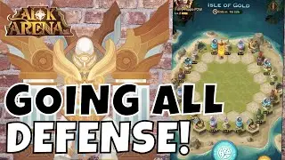 MY STRAT... ALL DEFENSE FOR ISLE OF GOLD! [AFK ARENA GUIDE]