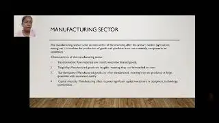 Difference between service and manufacturing sector