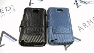 Чехол Zenus Carbon Diary (разные цвета) для Samsung N7000 Galaxy Note