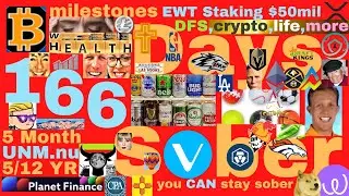 UNM.NU EWT Energy Web Token Staking $50 million 2 days full University Mercy New Money 166 Day Sober