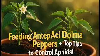 Feeding Peppers + Top Tips to Control Aphids! 🌶️🪰 #pepper #tomato #gardening