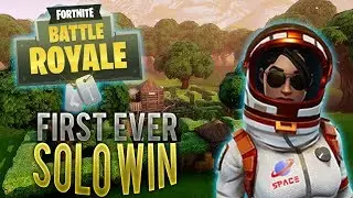 MY FIRST EVER FORTNITE SOLO WIN ON PS4!!