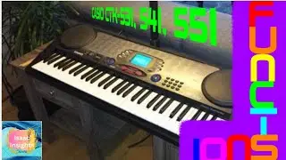 Обзор функций Casio CTK-531, 541, 551