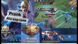 PRANK ALLUCARD EXP LANE EXECUTE : MOBILE LEGENDS INDONESIA BANG BANG