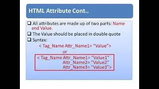 HTML tags and Attributes Types of HTML Tag