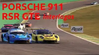 @arrsimracing  Porsche 911 RSR GTE - Onboard - Interlagos - Automobilista 2 - Gameplay Pc -G29