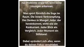 Tagesreport und Weisheit des Lebens I Probleme h&auml;mmern nicht &ndash; sie fl&uuml;stern