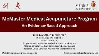 McMaster Medical Acupuncture Program: UB 19 Point Demonstration