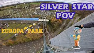 Silver Star - Roller Coaster 4K FRONT ROW POV - EUROPA PARK - Winter 2023