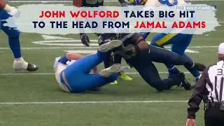 NFL | John Wolford Takes BIG HIT to the Head From Jamal Adams | HD