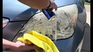 Toothpaste and Beer to #clean headlights!