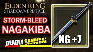 Storm Bleed Nagakiba Build Made Bosses ask for Mercy 😭🌪️ | Elden Ring Ng+7