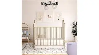 Is the Little Seeds Piper Upholstered Metal Crib, Gold the Safe Choice for Your Nursery? Review.