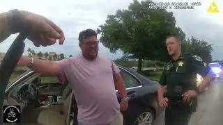 Super Drunk Man-Child with 3 DUI's makes Cops work for Number 4 - Police Bodycam