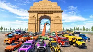 India Gate ⛩️new😱🙀 challenge Mein buji car Jitna Indian 3D bike game
