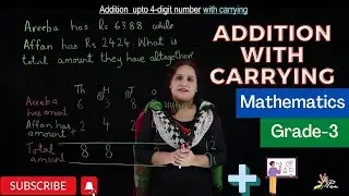 Addition With Carrying I Unit-2 | Number Operations I Grade 3 I SNC I Mathematics I PEN Academy
