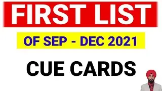 First List Of Latest Sep To Dec 2021 Latest Cue Cards | New List of Ielts Cue Cards 2021 Sep To Dec