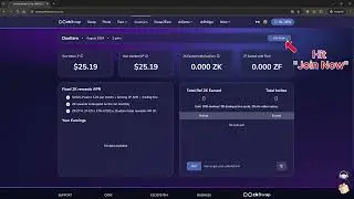 How to join DuoEarn on zkSwap Finance