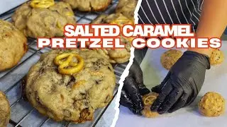 Salted Caramel Pretzel Cookies
