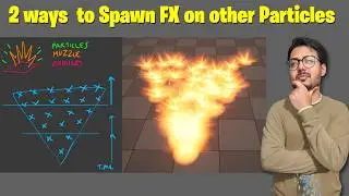Spawn FX on other Particles in UE5.3 Niagara Tutorial