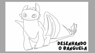 Como Desenhar o Banguela – Passo a Passo Fácil! ✏️✨