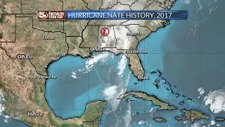 Hurricane Nate Satellite 2017