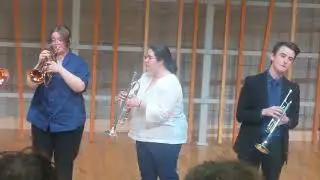 Ithaca College at Trumpet competition at CU Boulder