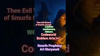 Evil Wizard of Smurfs Council Meets Codewurld NFT Art Storywork 🧿🌀