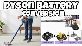I Put a Makita Battery on my Dyson V6... and it's INCREDIBLE.