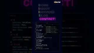 Stunning Navbar Hover Effect Poster | HTML & CSS Tutorial | Animated Responsive