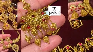 Tanishq Bridal Necklace Set Designs/Long Haram/Mangtika/Gold Necklace Designs/2026/Deeya