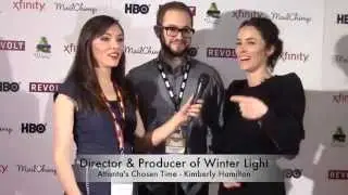 Julian Higgins & Abigail Spencer at the Atlanta Film Festival.