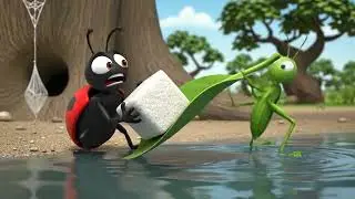 Racing Bugs The Sugar Cube Chase | 3D Animation