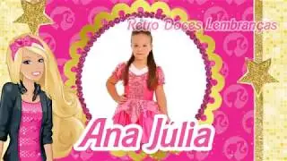 Convite Animado Barbie 2