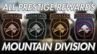 ALL PRESTIGE REWARDS FOR MOUNTAIN DIVISION! SECRET DIVISION WEAPONS! (WW2 Division Prestige Rewards)